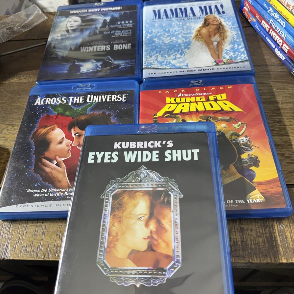5 Blu-Ray DVD Lot #2 As Shown All In Working Order